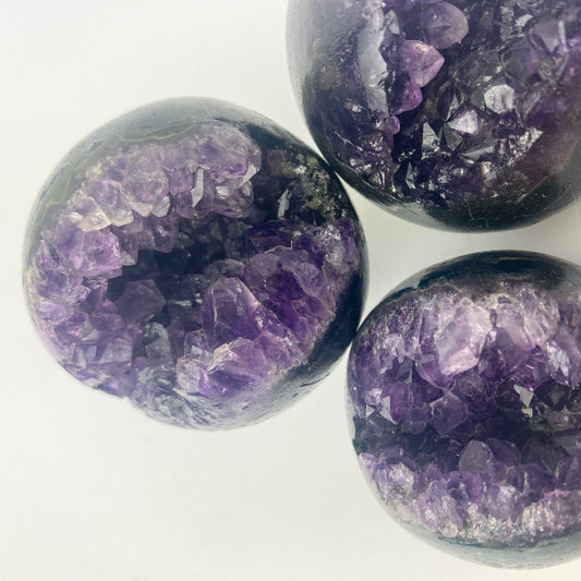 Amethyst geode sphere