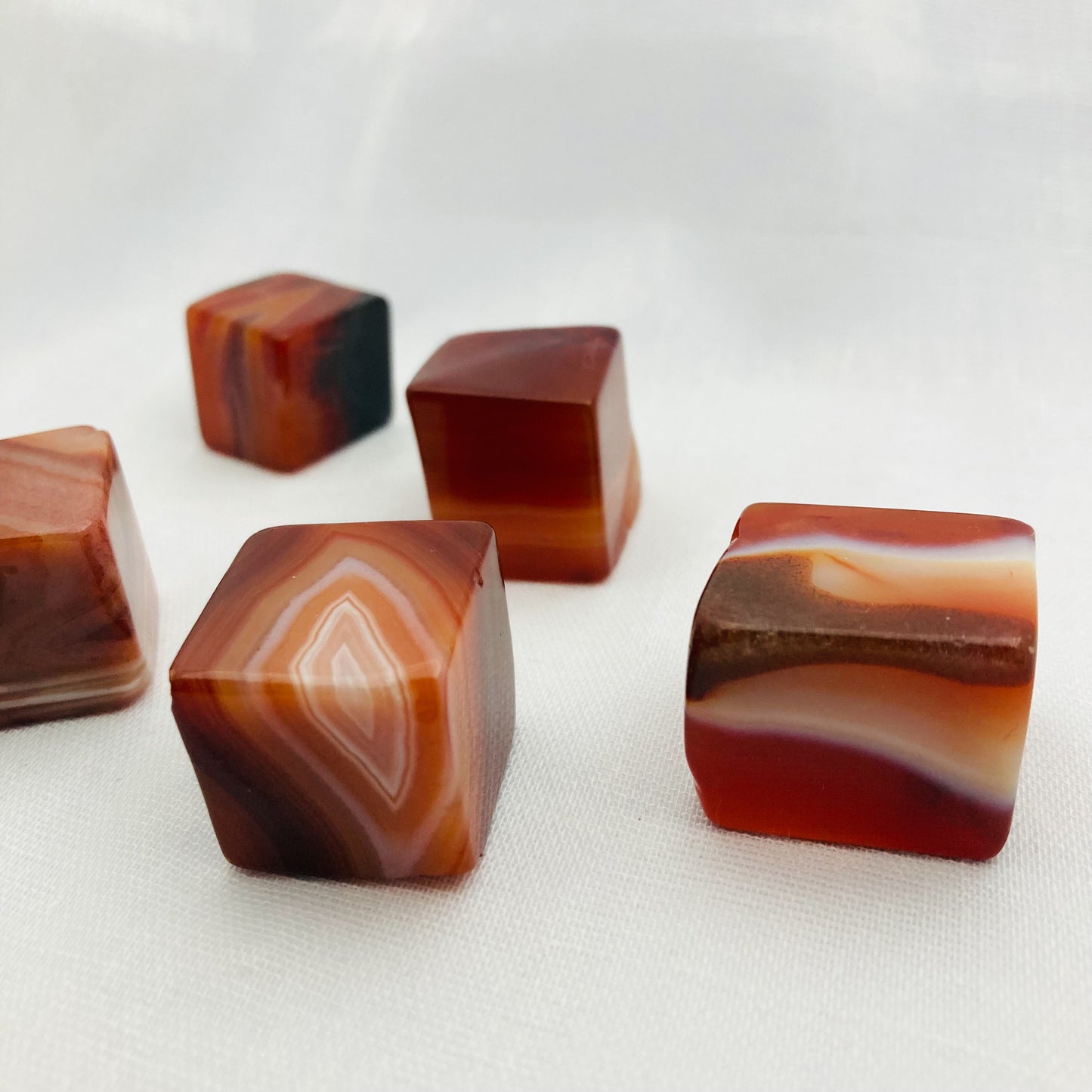 Carnelian mini cube