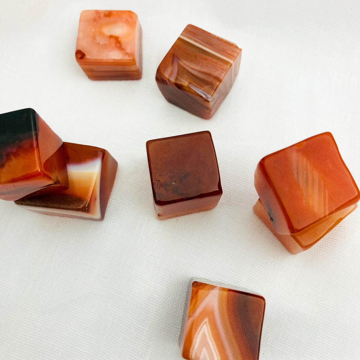 Carnelian mini cube